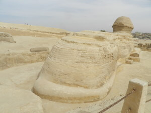 The Sphinx's backside