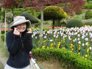 Oedo garden island tulips