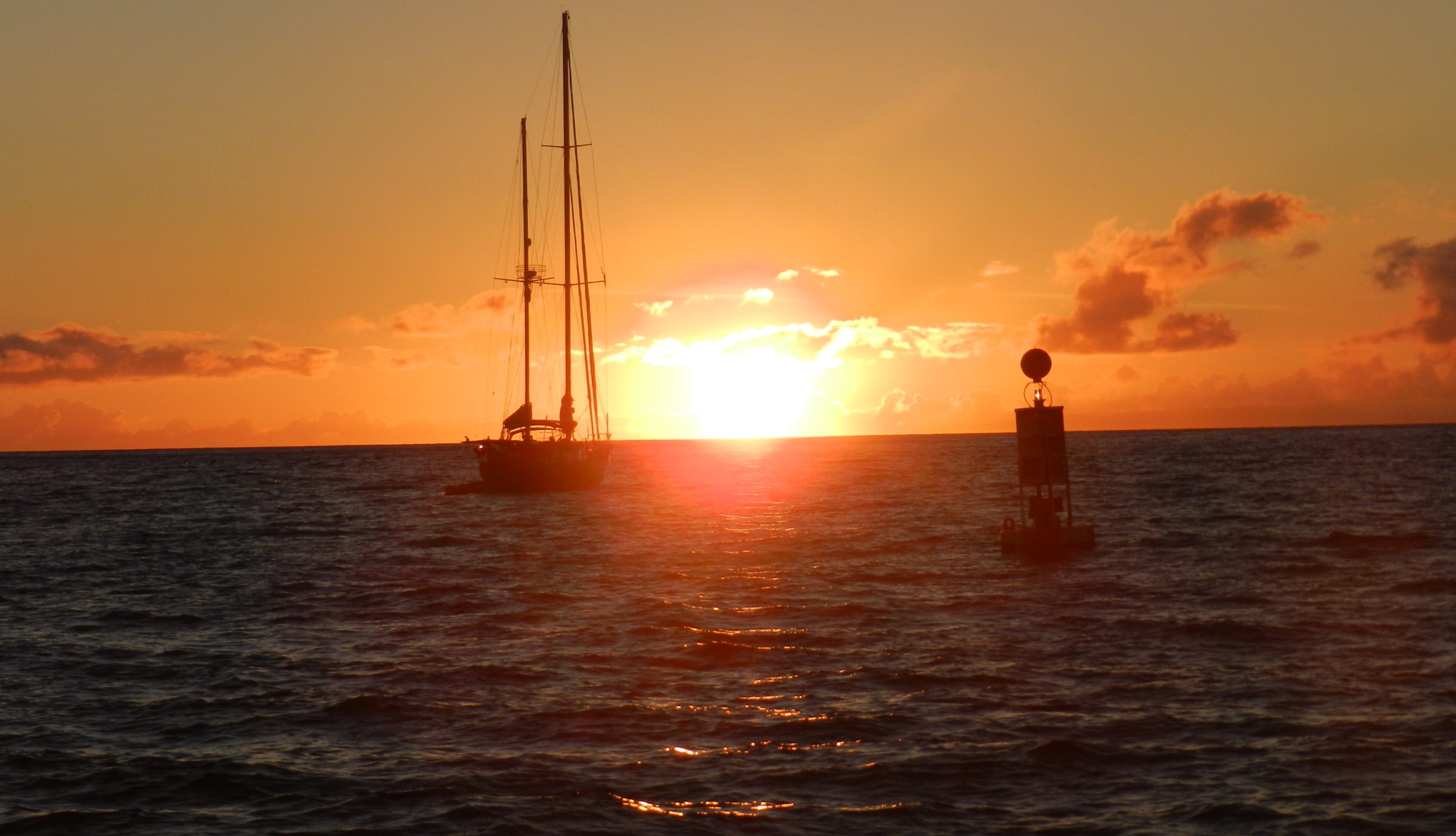 Sunset over Cozumel