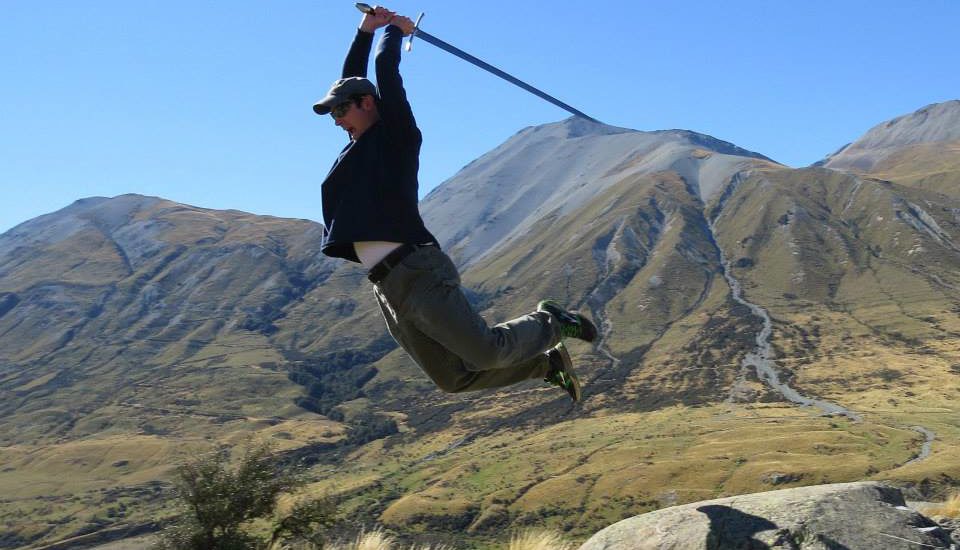 Edoras with swords