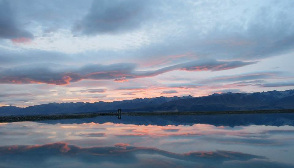 Edoras sunset reflected