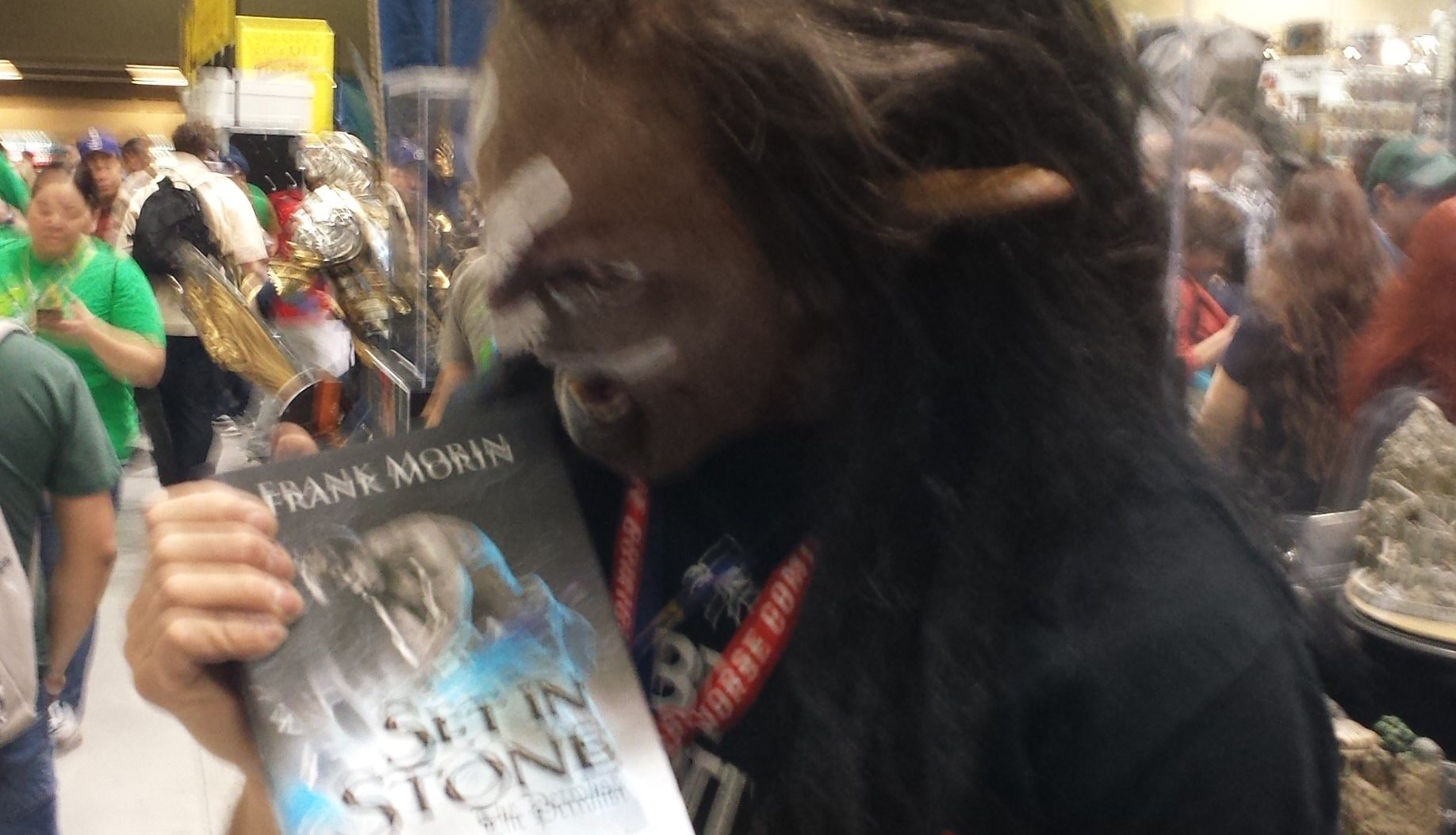 Uruk'hai eating a book