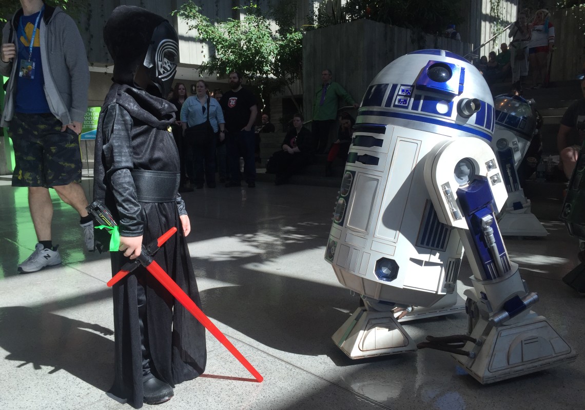 Kylo Ren and R2D2 at ECCC