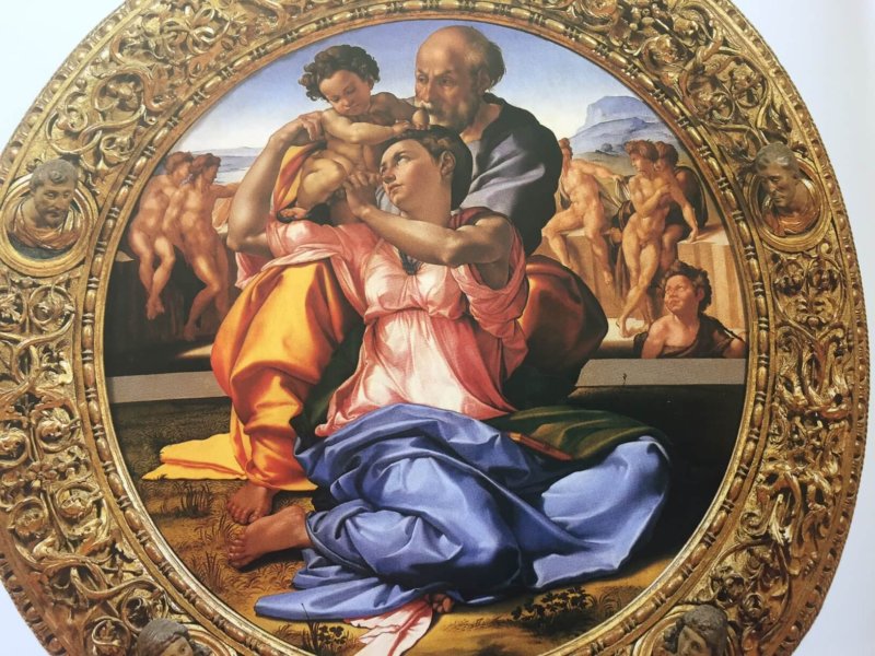 Michelangelo Holy Family Frank Morin   Michelangelo Holy Family 800x600 