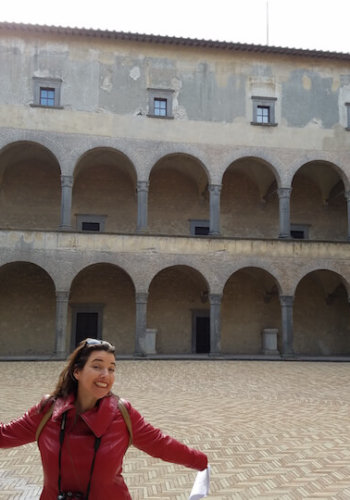 Odescalchi castle courtyard