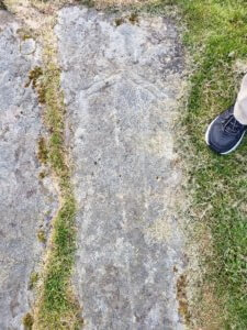 Crusader grave circa 1200 in Pitlochry kirkyard